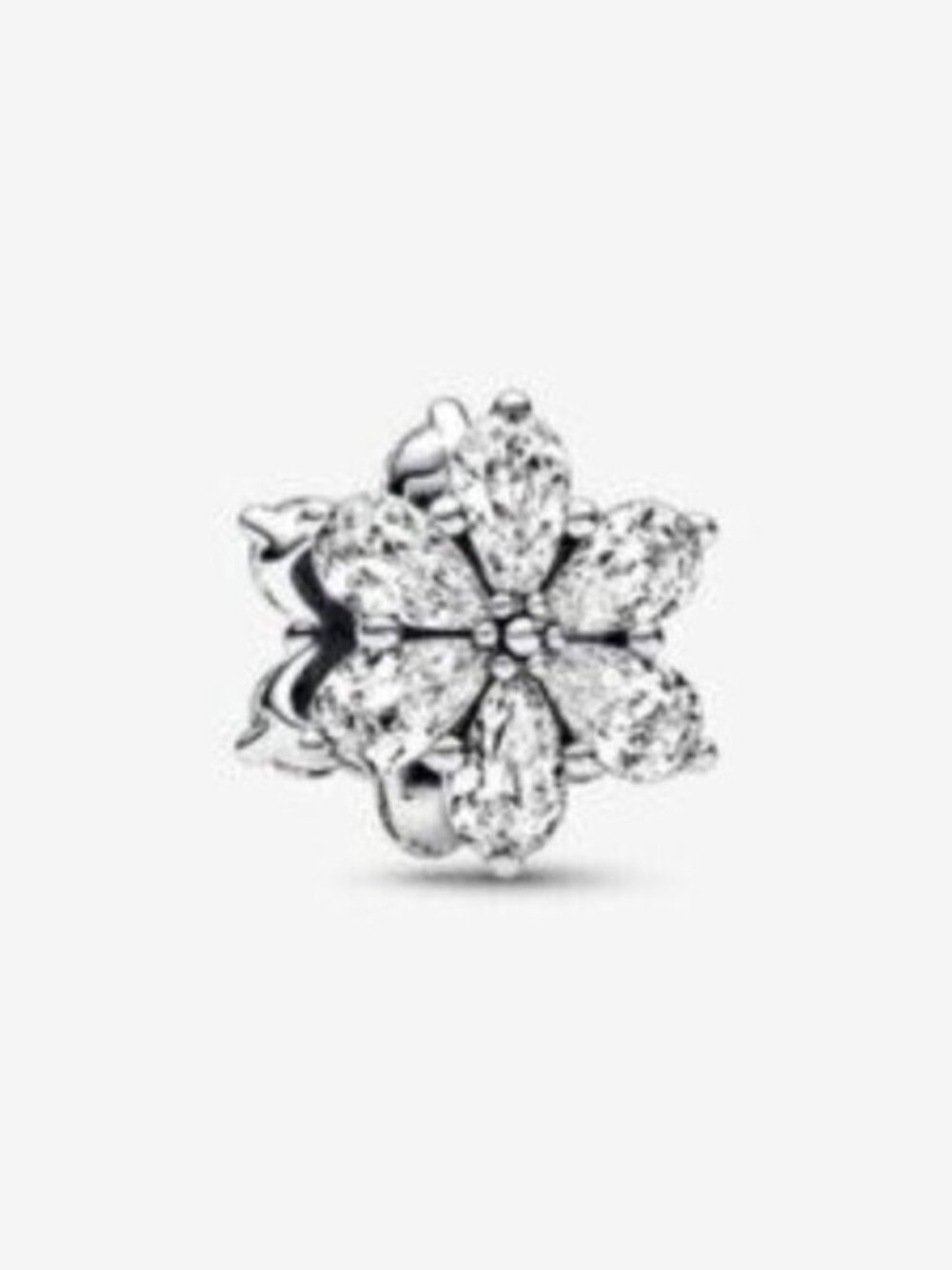 Pandora Silver Sparkling Flower Charm